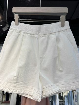 白色木耳边韩系A字休闲短裤女夏季外穿阔腿直筒裤热裤子 #夏季穿搭 #质量杠杠的好 #女装 #初夏的味道 #穿搭
