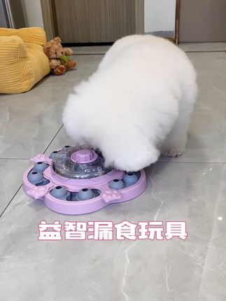 边吃边玩的益智漏食玩具,狗狗可喜欢了#狗狗#萌宠好物 #好物分享🔥 #宠物益智玩具