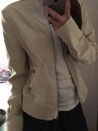 美式复古工装短款薄款立领夹克外套女秋季中性设计感修身显瘦上衣#ootd穿 #ootd穿搭分享 #休闲款 #ootd穿搭  #台湾女子