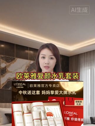 【中秋礼物】欧莱雅复颜水乳套装面霜护肤品女送妈妈紧致抗皱礼盒#欧莱雅 #水乳套装 #水乳 #送妈妈 #紧致提升淡化皱纹