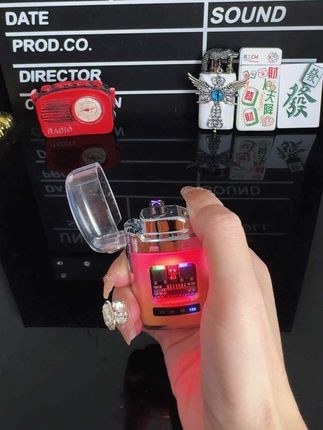 个性透明炫酷双电弧渐变色#打火机 多功能防风梦幻点火器#好物推荐🔥 #玩个很新的东西 #充电 #是时候安排一下了
