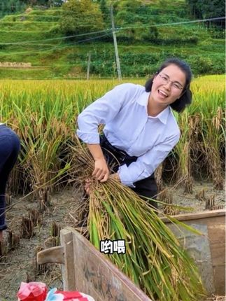 鼓盆一响 粮食归仓 这是秋天最浪漫的时刻#我的乡村生活 #丰收季 #田地干活的农村人 #麻塘山乡 #村官不是官