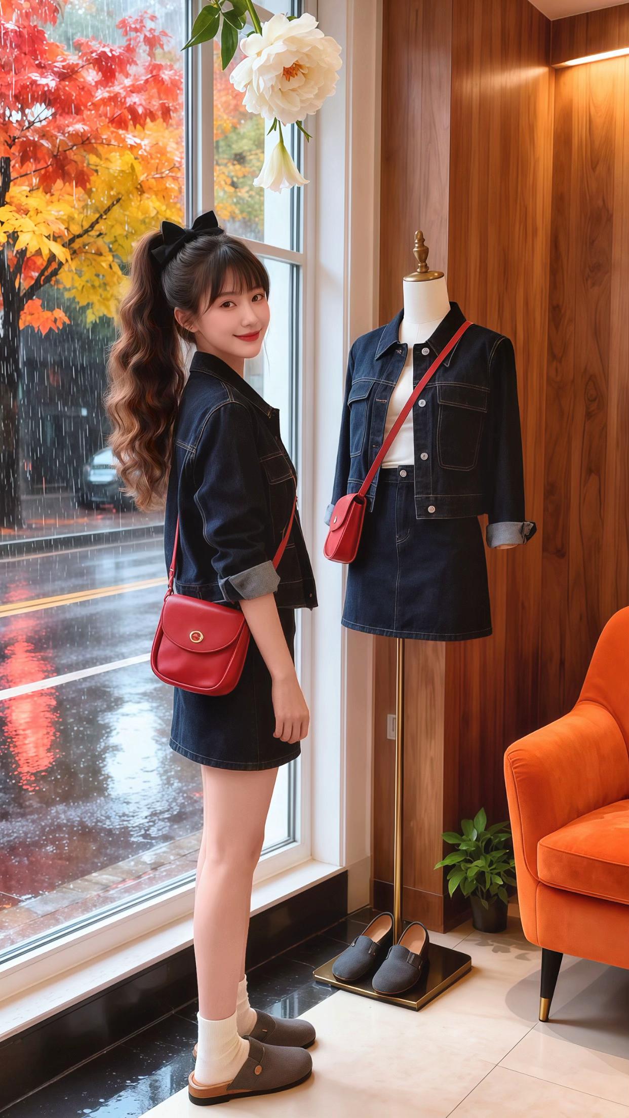 #琥珀系拉抽屉变装#早秋穿搭三分钟出门不是梦 #通勤穿搭万能配色公式 #秋季微胖穿搭测评 #初秋一周不重样穿搭