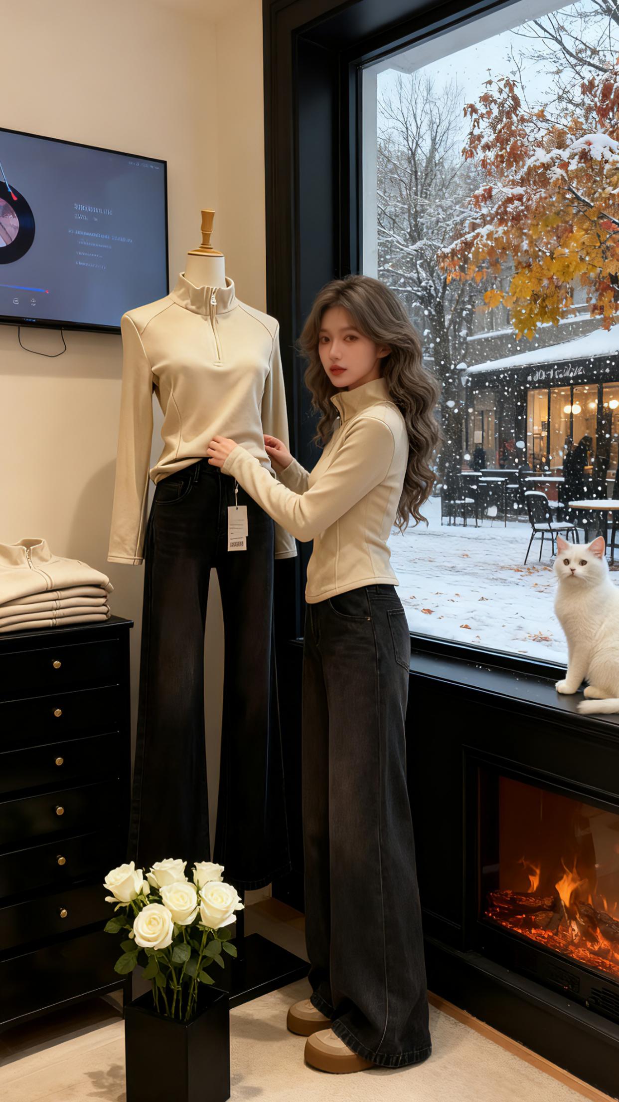 #时尚穿搭 #高级感穿搭 #优雅气质 #温柔穿搭