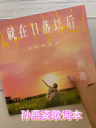 孙燕姿歌词本 谁的青春都有一首孙燕姿的歌#孙燕姿 #孙燕姿一开口就承包了整个青春 #孙燕姿演唱会 #分享 #我的青春