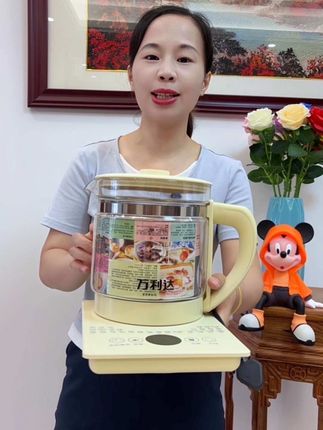 【升级款】万利达官方高硼硅2升养生壶恒温热水壶多功能炖煮壶家用#多功能养生壶 #养生壶 #养生壶推荐 #万利达养生壶 #热水壶