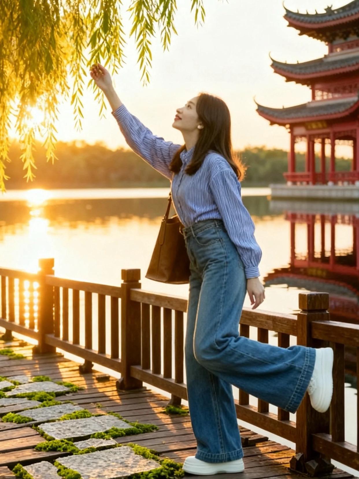 这套真的太适合早八人了,蓝格条纹衬衫搭配复古牛仔裤,上身简约又高级,给人一种不用刻意打扮就很美的大美女氛围感。衬衫是正肩的版型,很显瘦,而且还是免熨烫的,非常适合上班族,裤子是直筒的版型,不管什么身材都能驾驭,喜欢的姐妹赶紧下单吧!#春秋穿搭 #穿搭vlog #小个子穿搭 #春秋穿搭 #穿搭分享