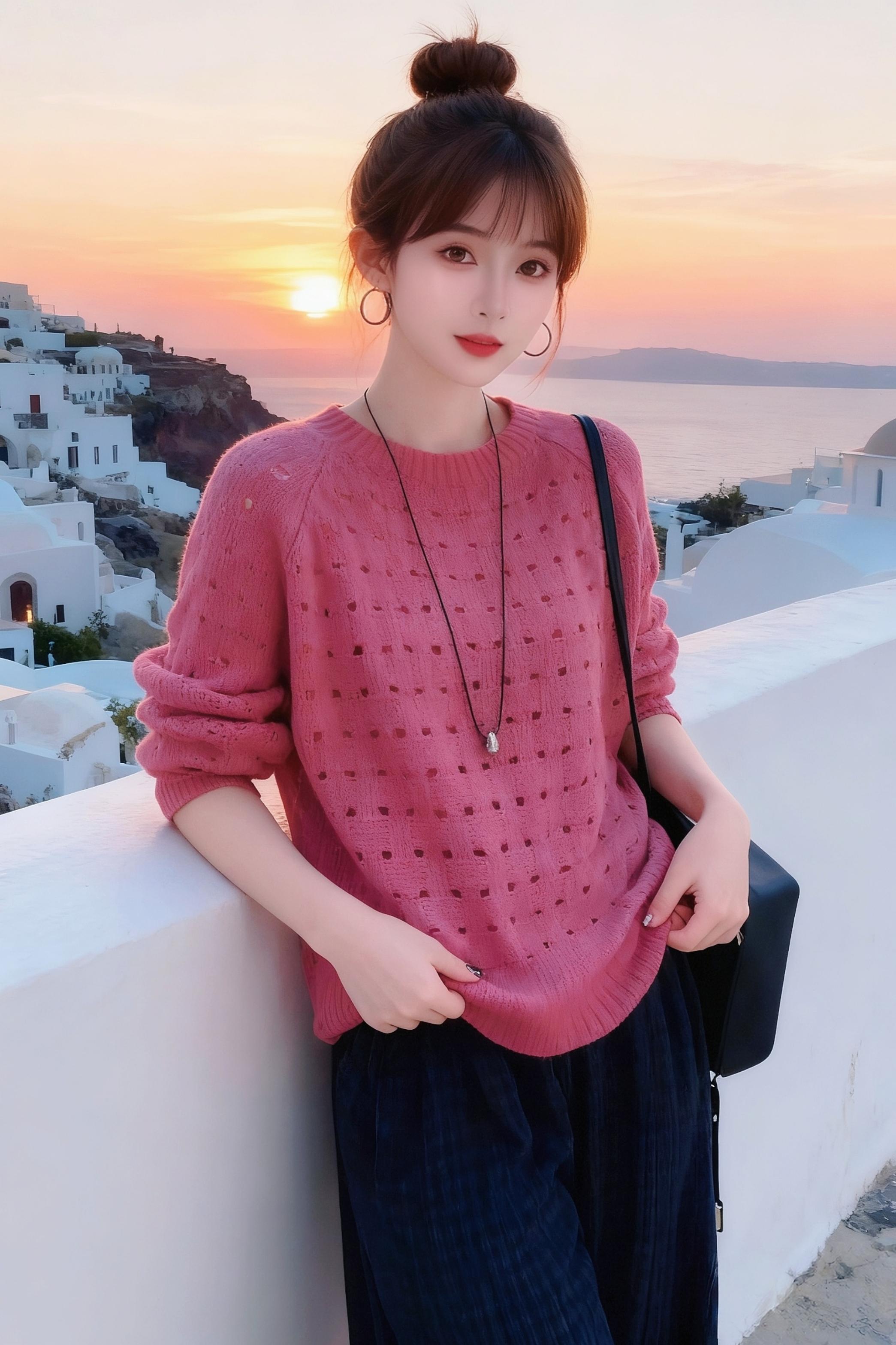 。秋日的温柔,藏在一件针织衫里🧶。夕阳洒在肩头,仿佛时间也放慢了脚步。小个子的你,也能穿出韩剧女主的氛围感💕。搭配一条深色裤子,简约又不失格调。无论是国庆出游,还是日常通勤,这套穿搭都能让你轻松应对🌞。饰品的点缀,更是点睛之笔✨。普通人也能速成时髦精,快来试试吧 #小个子秋冬穿搭 #秋冬穿搭新鲜感在线 #预制国庆出游穿搭 #秋冬穿搭和饰品搭配来了 #普通人韩女感速成穿搭