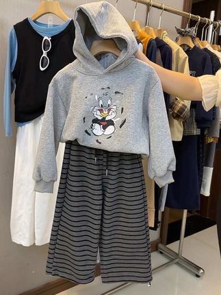 #兔八哥 #卫衣套装 #韩系穿搭 #幼儿园穿搭