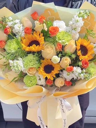 向日葵混搭鲜花同城速递生日老师送女友朋友花店全国同城配送#向日葵花束#向日葵混搭花束#鲜花花束 #全国同城鲜花配送 #混搭花束