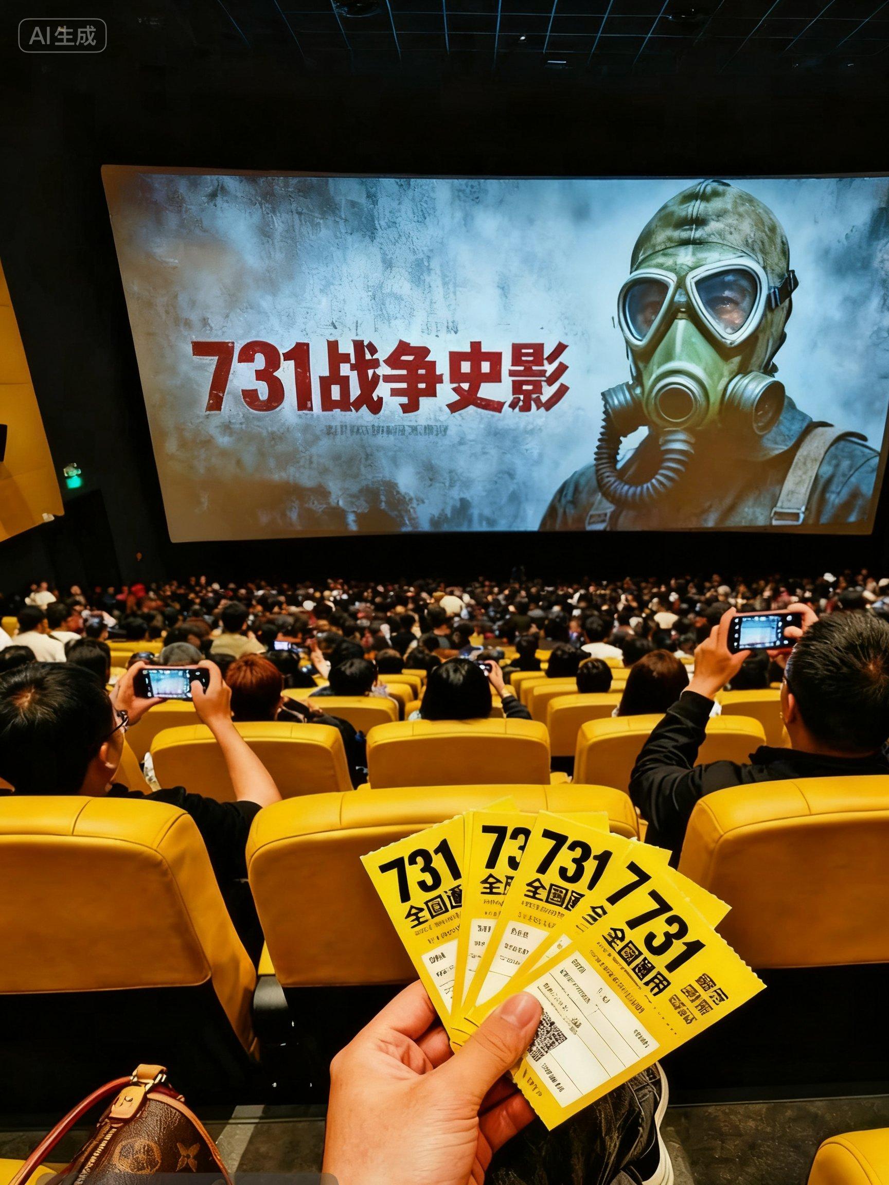 731电影票15元双人票。历史不会改变,铭记于心
