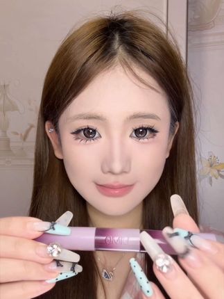 好好看的双头腮红液~#化妆分享 #平价好物