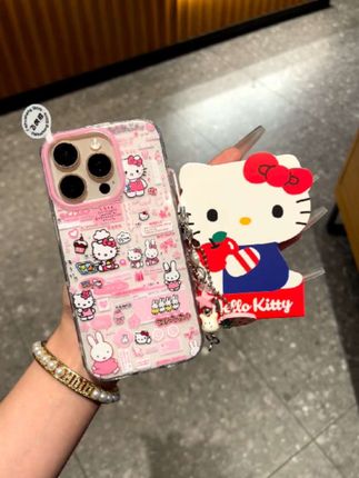 ZMGX粉KT猫米菲兔适用苹果16promax闪粉手机壳iPhone15可爱14/13,喜欢的姐妹安排上吧#少女心#安排#超喜欢#好看又便宜 #这个手机壳真的长在我心巴上了