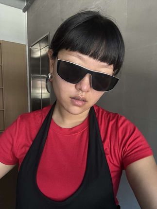 黄皮素颜夏日摆脱路人感的时髦墨镜#时尚单品 #墨镜#素颜出门 #时髦单品 #修饰脸型