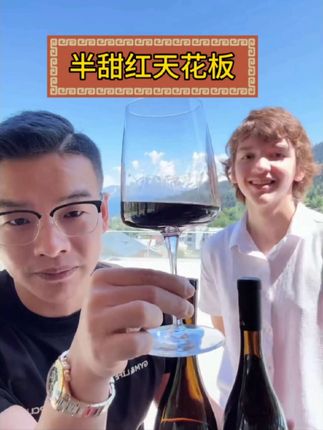 #进口红酒 #葡萄酒 11.5度半甜红葡萄酒,高端小酌微醺酒