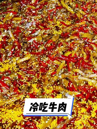 四川胖哥炒冷吃牛肉,5斤土鲫鱼熬一锅红油,20斤油炒40斤肉,豪言自贡人最能吃辣!