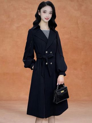 #时尚气质穿搭 #洋气穿搭 #春秋风衣外套#中长款妈妈外套 #女装
