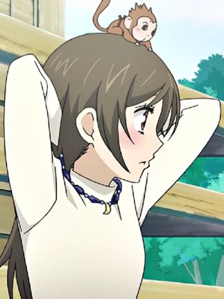 爱吃醋的白毛狐狸巴卫#动漫推荐 #元气少女缘结神 #巴卫 #奈奈生