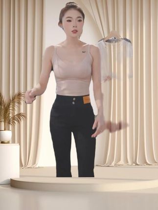 黑色微喇裤女2025早秋新款爆款高腰显高显瘦小个子微喇直筒牛仔裤#秋季新款#微喇牛仔裤#时尚百搭
