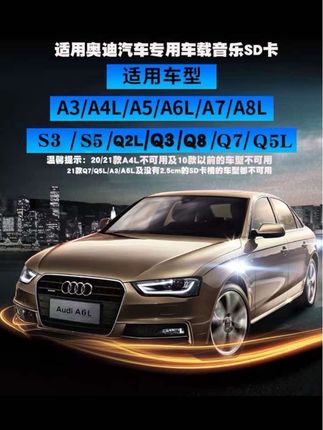 有时候真的不知道听光盘还是SD还是蓝牙好,性价比拉满的一个奥迪专用SD音乐卡,里面是2000首歌曲,各种类型都有,低音和人声非常出色,车上有卡槽的老哥推荐给你们。#奥迪 #Q5 #A4L #A6L #车载音乐@DOU+小助手