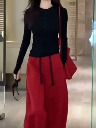 秋天这样穿回头率爆棚。#时尚穿搭#套装#气质穿搭#两件套#洋气减龄