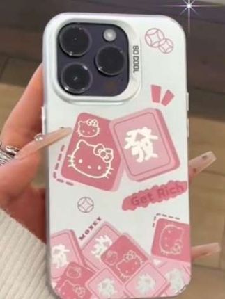 彩银凯蒂KT猫彂财适用苹果15华为 oppo小米vivo红米100镭射iphone #手机壳#强烈推荐#日常分享 #上热搜#这个手机壳真的长在我心巴上了