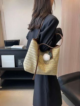 #大容量草编包 #女包 #大容量水桶包