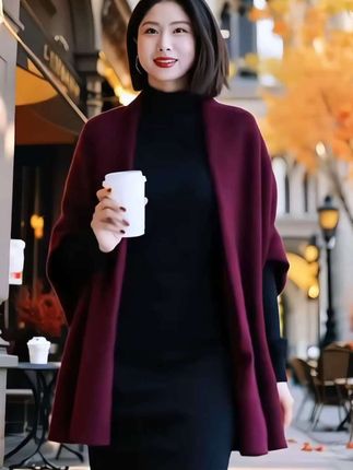 #中年女装 #毛衣穿搭 #随机穿搭挑战#被秋日氛围感穿搭拿捏了#早秋贵气感穿搭