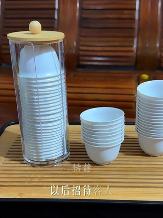 #功夫茶杯#耐热稻壳茶杯#品茗杯 #一次性茶杯#喝茶杯