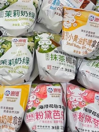 天津人从小喝到大的海河牛奶!巨巨巨好喝,十袋下肚没有踩雷的!醇香丝滑也不甜腻!