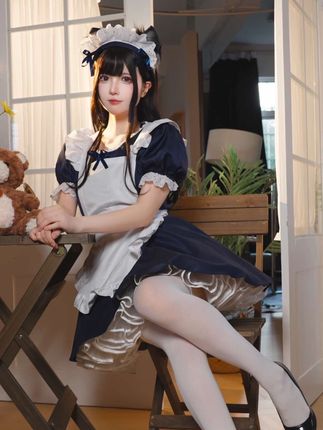 开门! #女仆装 #cos #甜妹