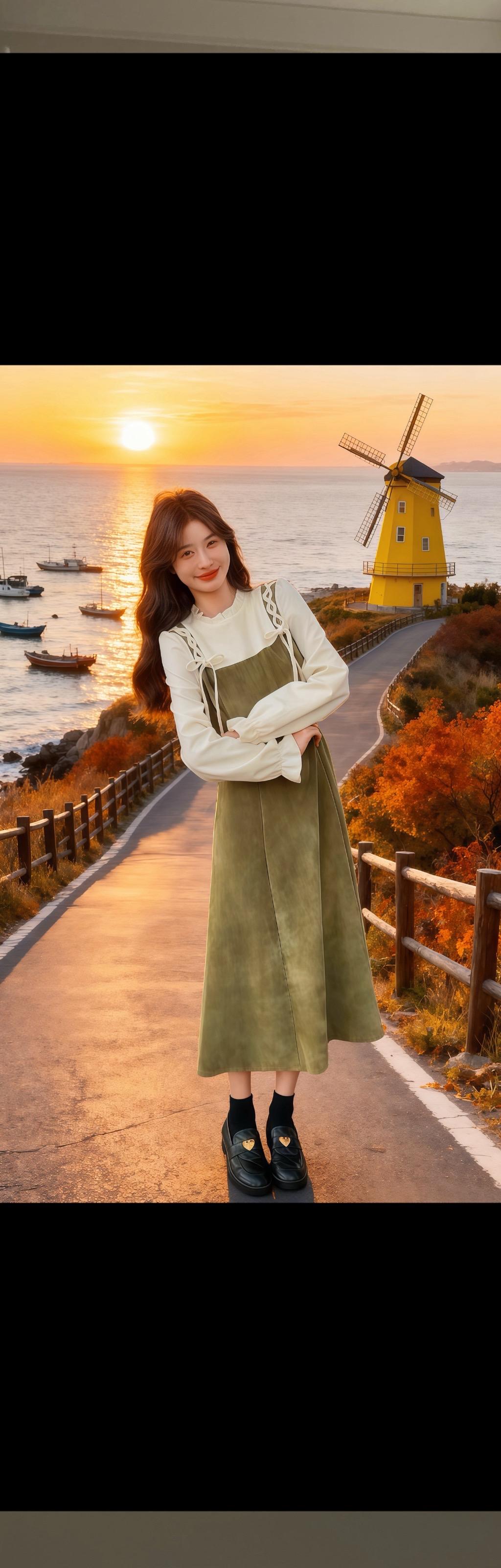 🌿✨森系仙女裙|一键解锁秋日氛围感! 姐妹们👯♀️!发现一款让我疯狂打call的宝藏连衣裙👇🏻!它把假两件设计玩出新高度🌸,内搭衬衫领+外层吊带裙的组合,层次感直接拉满💯~颜色是低饱和度的莫兰迪色系🍃,上身瞬间自带滤镜效果!腰间褶皱小心机💃🏻显瘦十斤不是梦,袖口微喇设计超遮肉肉手臂😎。面料软糯亲肤到想一直蹭蹭🥰,走路带风还飘仙气☁️~我宣布这是今年秋天的C位选手👑!你们觉得这种慵懒又精致的风格适合约会穿吗?💬 #森系穿搭 #秋季新品 #显瘦连衣裙 #氛围感美女 #网红同款