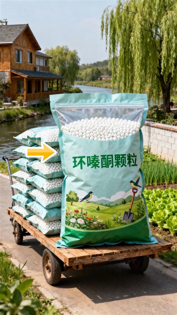树藤疯长占地?灌木抢地盘?环嗪酮颗粒撒一撒,撒完雨后效果更佳,静待枯萎。荒地、田埂,统统清爽!#环嗪酮除草剂 #环嗪酮除大树竹子灌木杂草 #荒地除草 #开荒神器 #懒人除草