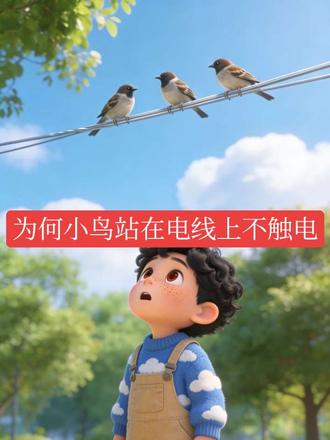 为什么小鸟站在电线上不会触电?
#启蒙早教 #儿童动画 #益智动画 #少儿百科 #十万个为什么
