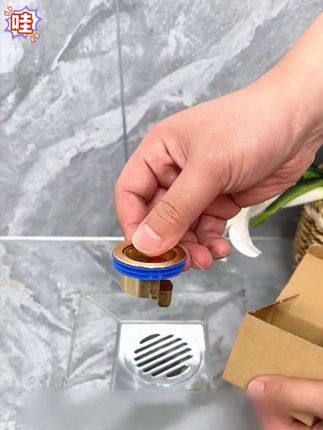 卫生间防臭防异味神器 #地漏芯 #防臭地漏芯 #全铜防臭地漏芯