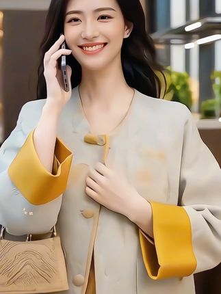 新中式撞色上衣两件套#女装 #时尚漂亮女装 #潮流时尚穿搭 #时尚女装 #搭配技巧