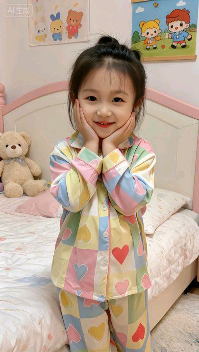 该给女儿换睡衣了~ #睡衣 #儿童睡衣#儿童家居服#睡衣家居服 #家居服@DOU+上热门 @抖音创作灵感 @抖加🔥上热门🔥dou+🔥热点宝