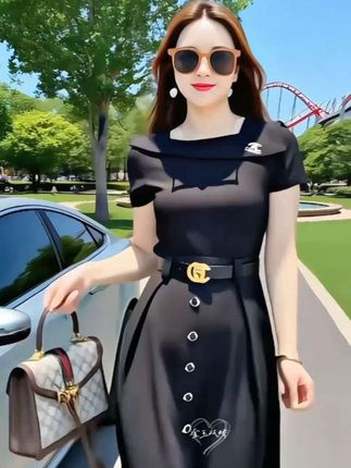 #连衣裙#时尚感穿搭 #洋气减龄连衣裙#谁穿谁好看