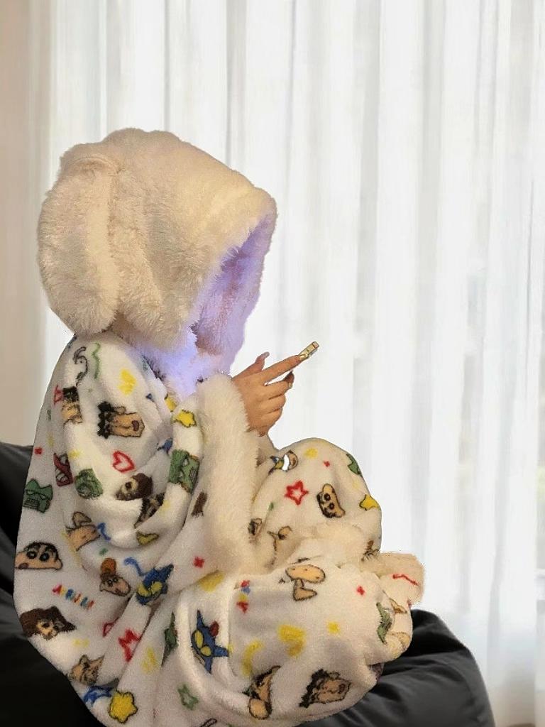好乖的#蜡笔小新 睡袍