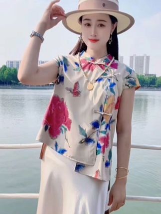 【福禄绘锦】传统中国风提花马甲四季通用马夹宽松气质中国风印花#百搭#时尚#国风#中式#提花@DOU+小助手