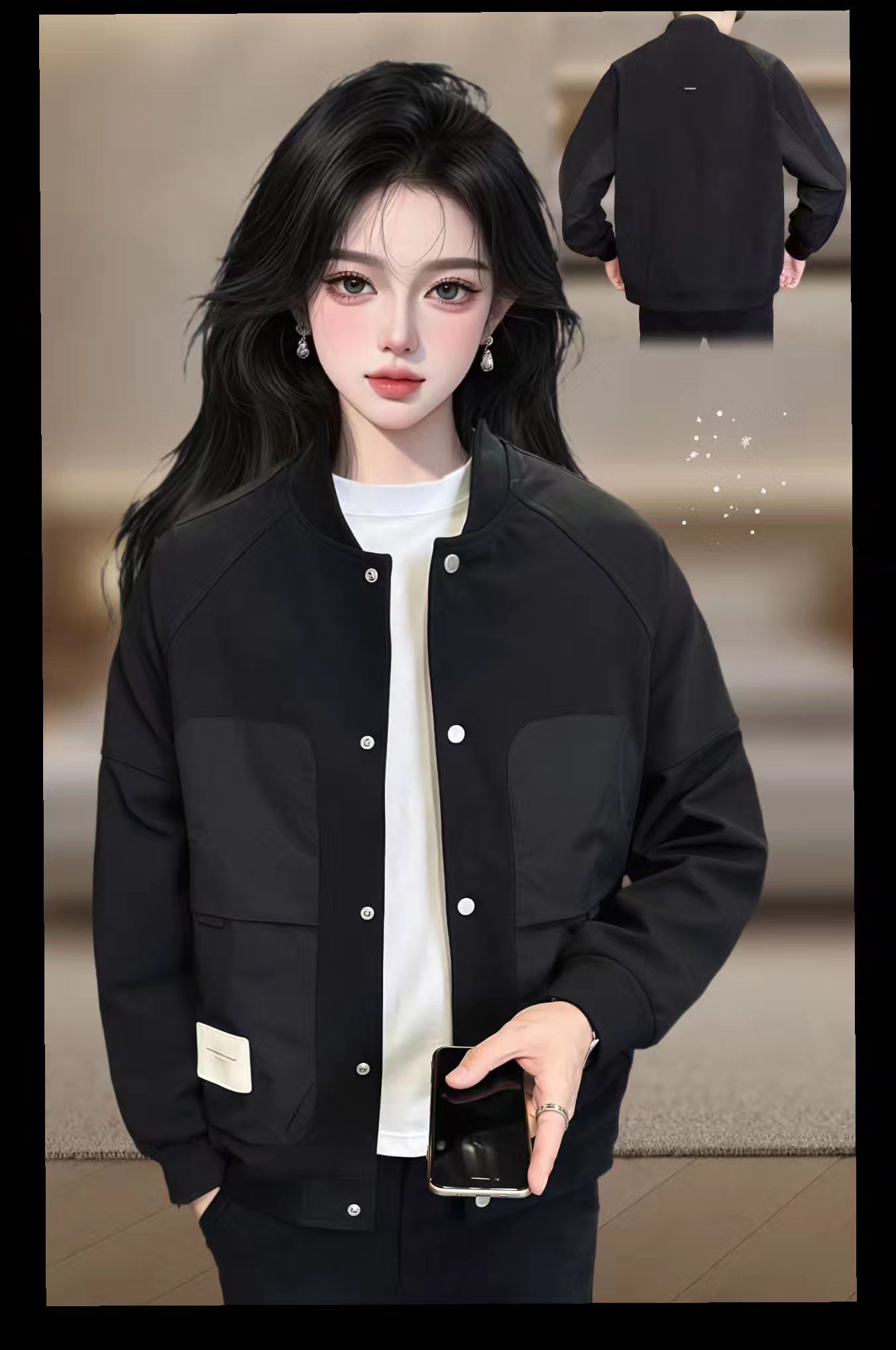 #男士外套#春秋穿搭#男士棒球服