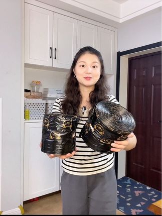 找到了150只大卷#垃圾袋 整个又大又厚实,上面还有可爱的小熊图案,黑而不透,出去丢垃圾也不会尴尬#抽绳垃圾袋 #大卷垃圾袋 #黑色垃圾袋