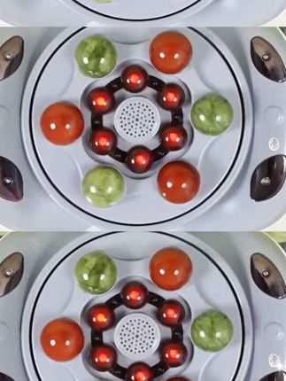 奥克斯砭石揉腹仪多功能腹部按摩器揉肚子促进蠕动热敷艾灸神器#好物推荐🔥