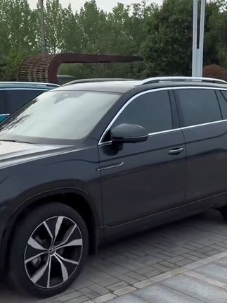 探岳车窗饰条GTE车用品专用不锈钢车身前脸装饰亮条大众探岳X改装#汽车装饰 #汽车用品 #专车专用 #大众探岳 #车窗饰条