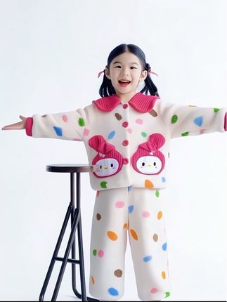 #女童睡衣 #珊瑚绒睡衣 #秋冬睡衣 #童装