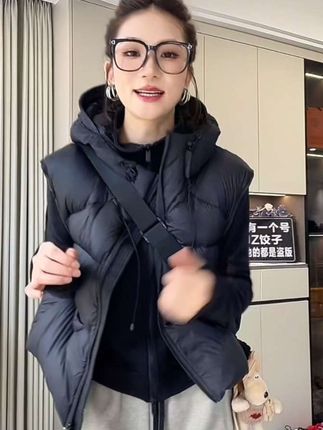 【2025新款立领外套】女轻量薄绒3040轻薄老钱风保暖休闲