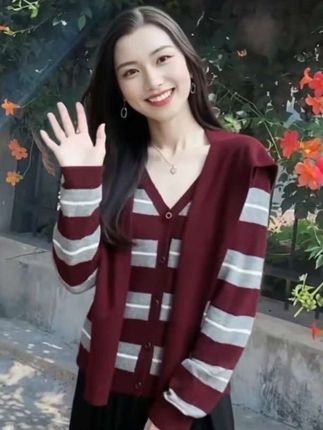 #优雅气质 #时尚好看 #春秋新款 #羊毛衫 #高级感穿搭