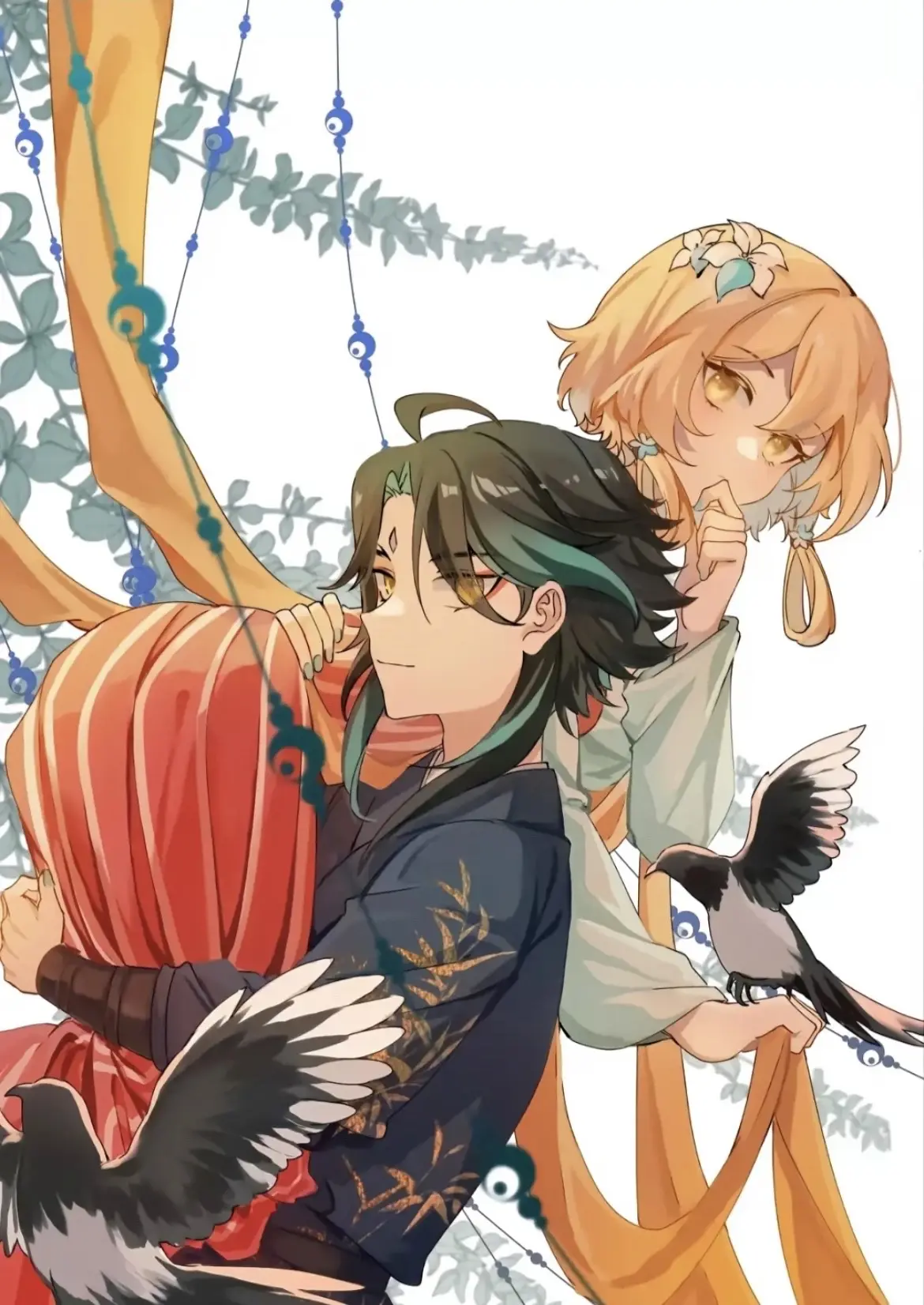 魈喜欢……旅行者!!!#魈荧 #原神 #二次元 #魈 - 抖音