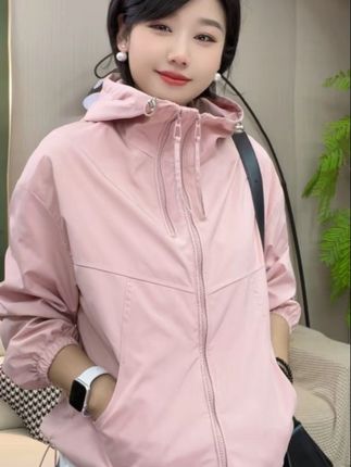 秋冬季新款加厚冲锋衣时尚百搭夹克连帽宽松外套上衣女#女装 #冲锋衣 #户外穿搭 #上衣穿搭 #外套穿搭
