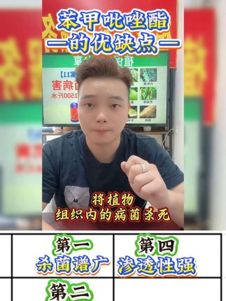 苯甲吡唑酯优缺点和作用!!#苯甲吡唑酯 #苯甲吡唑酯防治百种真菌病害 #白粉病 #农业种植 #三农流量扶持计划